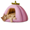 3 Pumpkin-Shaped Pet Bed