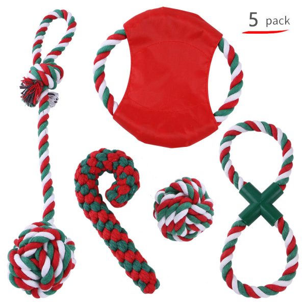 主图_04 Christmas Theme Pet Toys Set