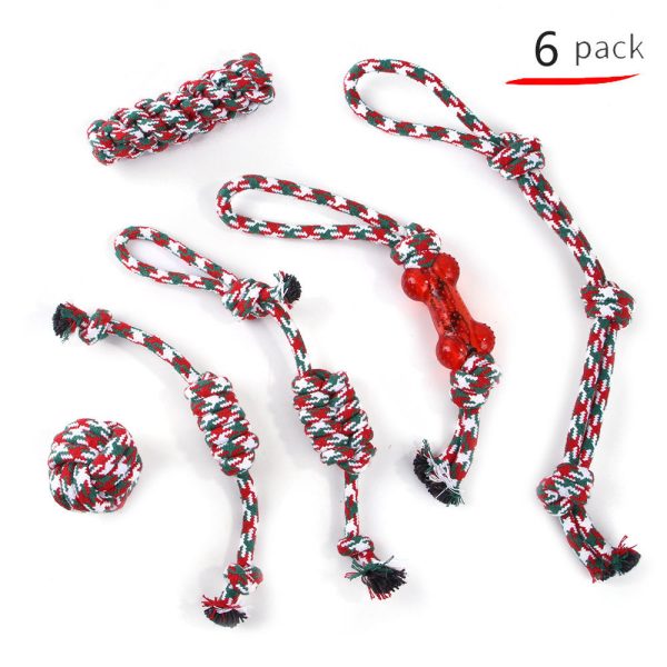 主图_05 Christmas Theme Pet Toys Set