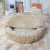 主图_07 Coverable Plush Pet Bed Mat with Blanket