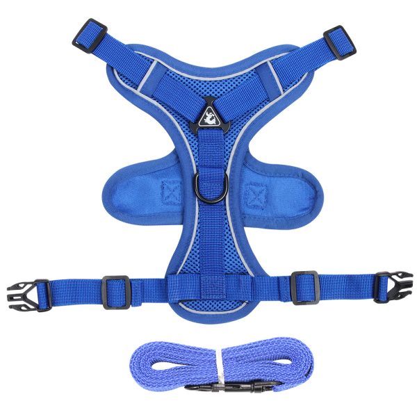 主图_07 Comfort Pet Harness Set - Escape-Proof 2-Piece Design, Night Reflective, Breathable Pet Vest & Leash | OEM/ODM