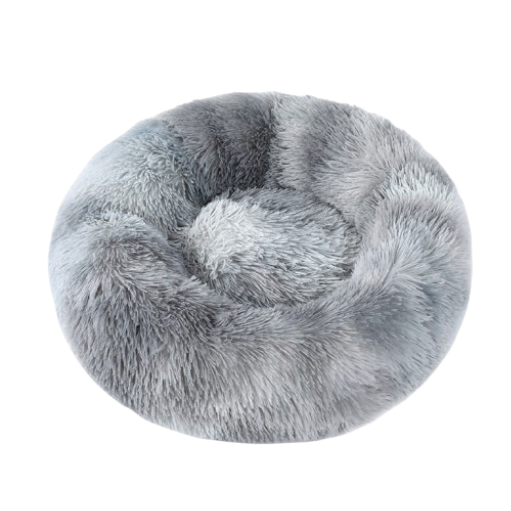 Round Long Plush Pet Bed