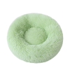 Round Long Plush Pet Bed