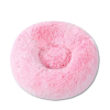 Round Long Plush Pet Bed