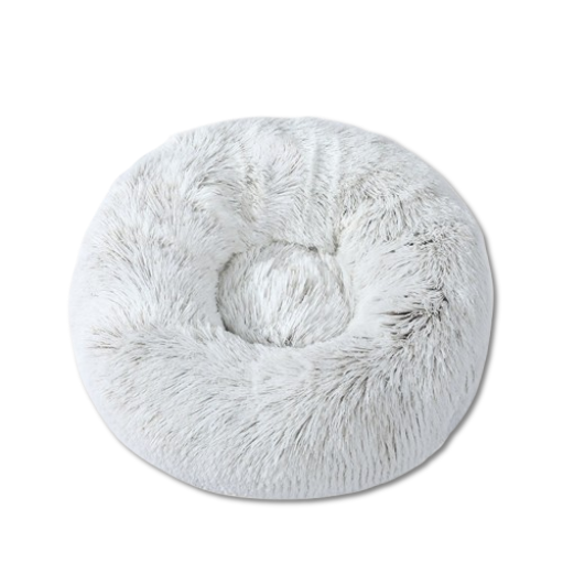 Round Long Plush Pet Bed