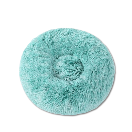 Round Long Plush Pet Bed
