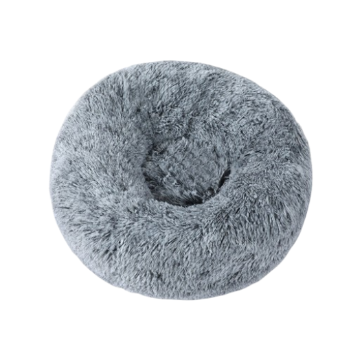 Round Long Plush Pet Bed