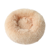 Round Long Plush Pet Bed