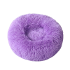 Round Long Plush Pet Bed