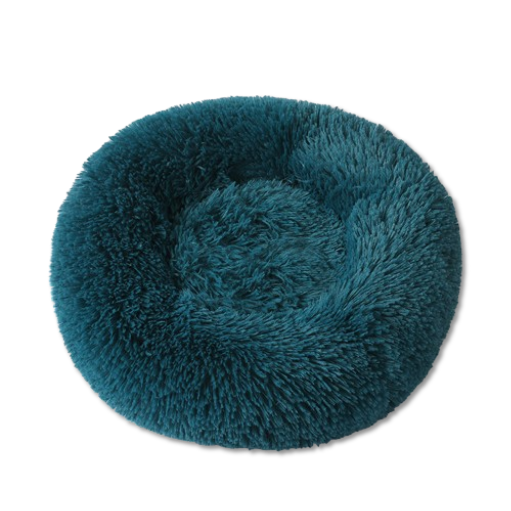 Round Long Plush Pet Bed