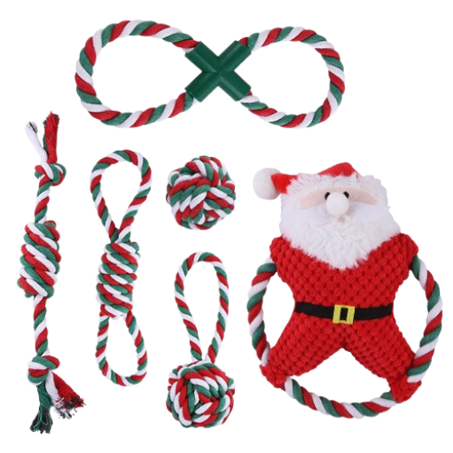 首图 Christmas Theme Pet Toys Set