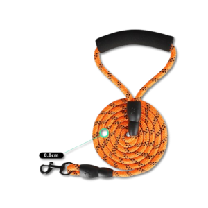 首图 Reflective Half-Handle Round Pet Dog Leash