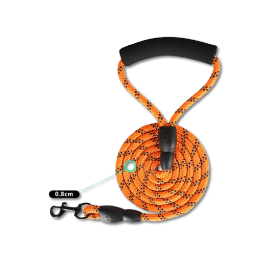 首图 Reflective Half-Handle Round Pet Dog Leash