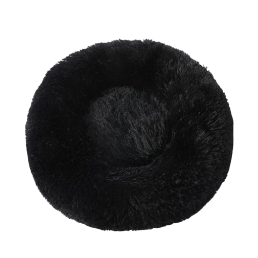 Round Long Plush Pet Bed