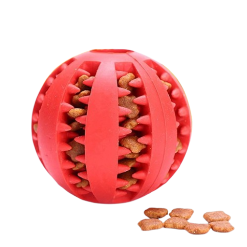 Interactive Soft Rubber Chew Ball