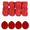Winter Pet Outdoor Shoes - 360° Lamb Wool Warm & Waterproof Dog Shoes | 4 Colors S-XL Sizes