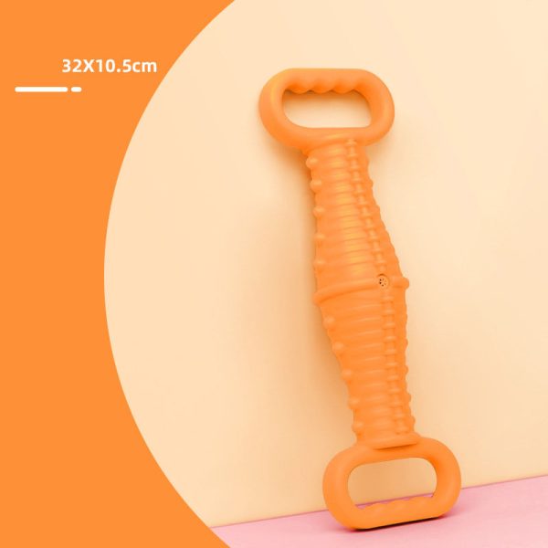 TPR Pet Squeaky Toys - Natural Material Chew Toys, Teeth Cleaning Interactive Toys | Consume Pet Energy