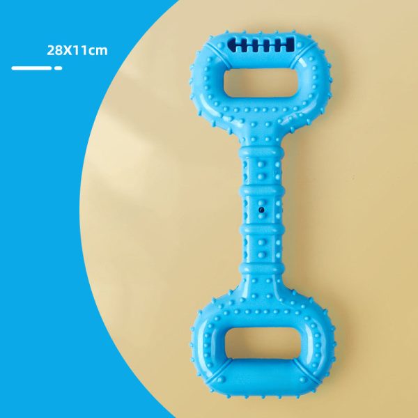 TPR Pet Squeaky Toys - Natural Material Chew Toys, Teeth Cleaning Interactive Toys | Consume Pet Energy
