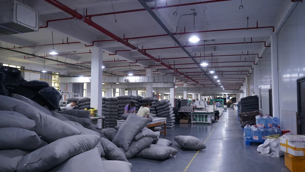 Professional pet product manufacturing facility with automated production lines