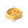 Anti-Spill Slow Feeder Bowl