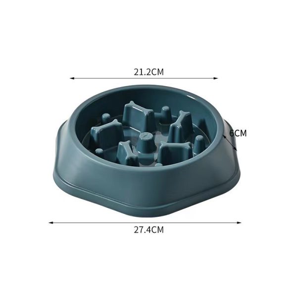 Anti-Spill Slow Feeder Bowl