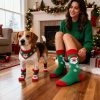 主图_02 Christmas Matching Anti-Slip Socks for Humans & Pets | Customizable